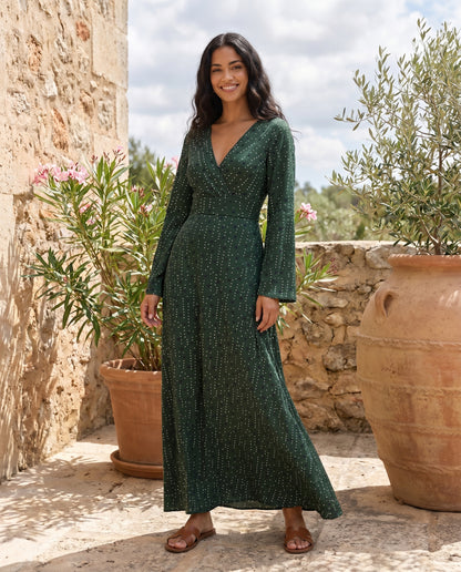 dotted-maxi-dress-green-1
