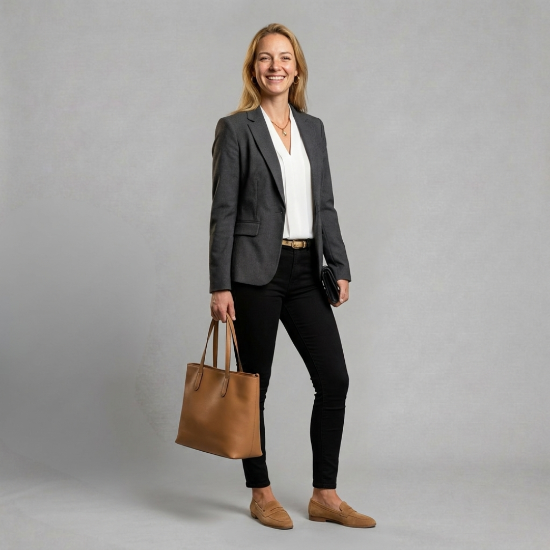 Harper - Sleeveless blouse with elegant V-neckline