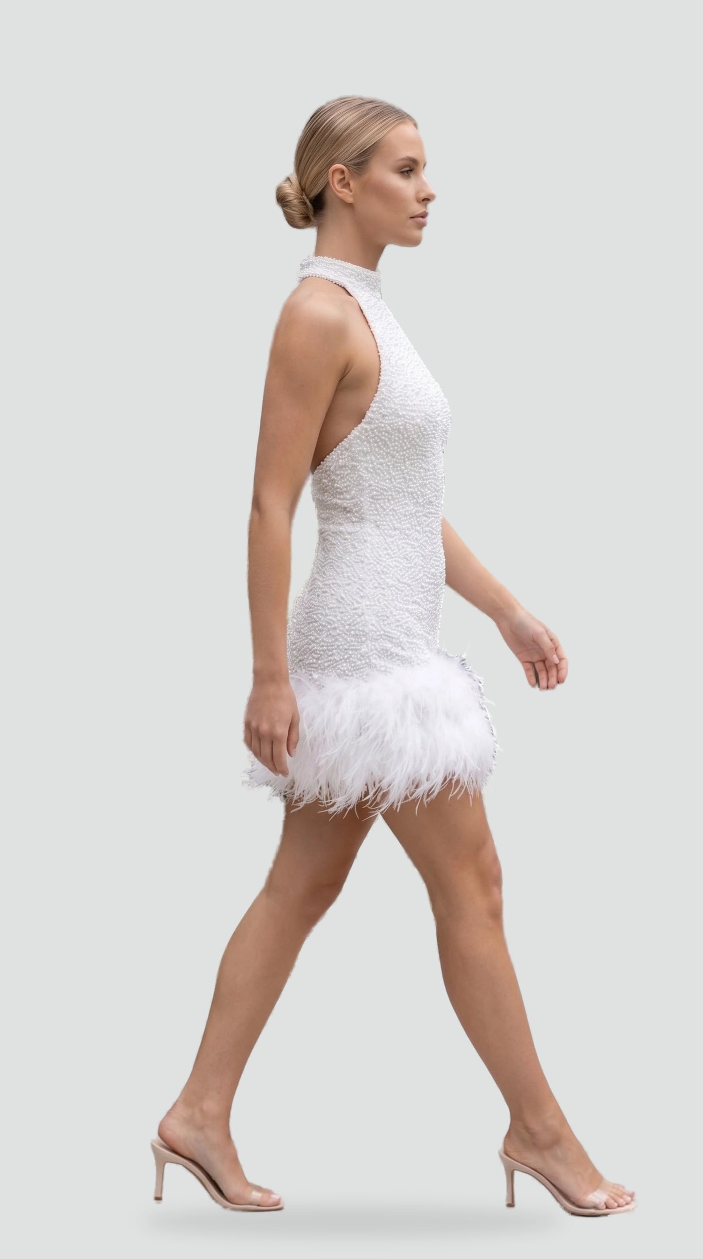 halter-feather-mini-dress-2