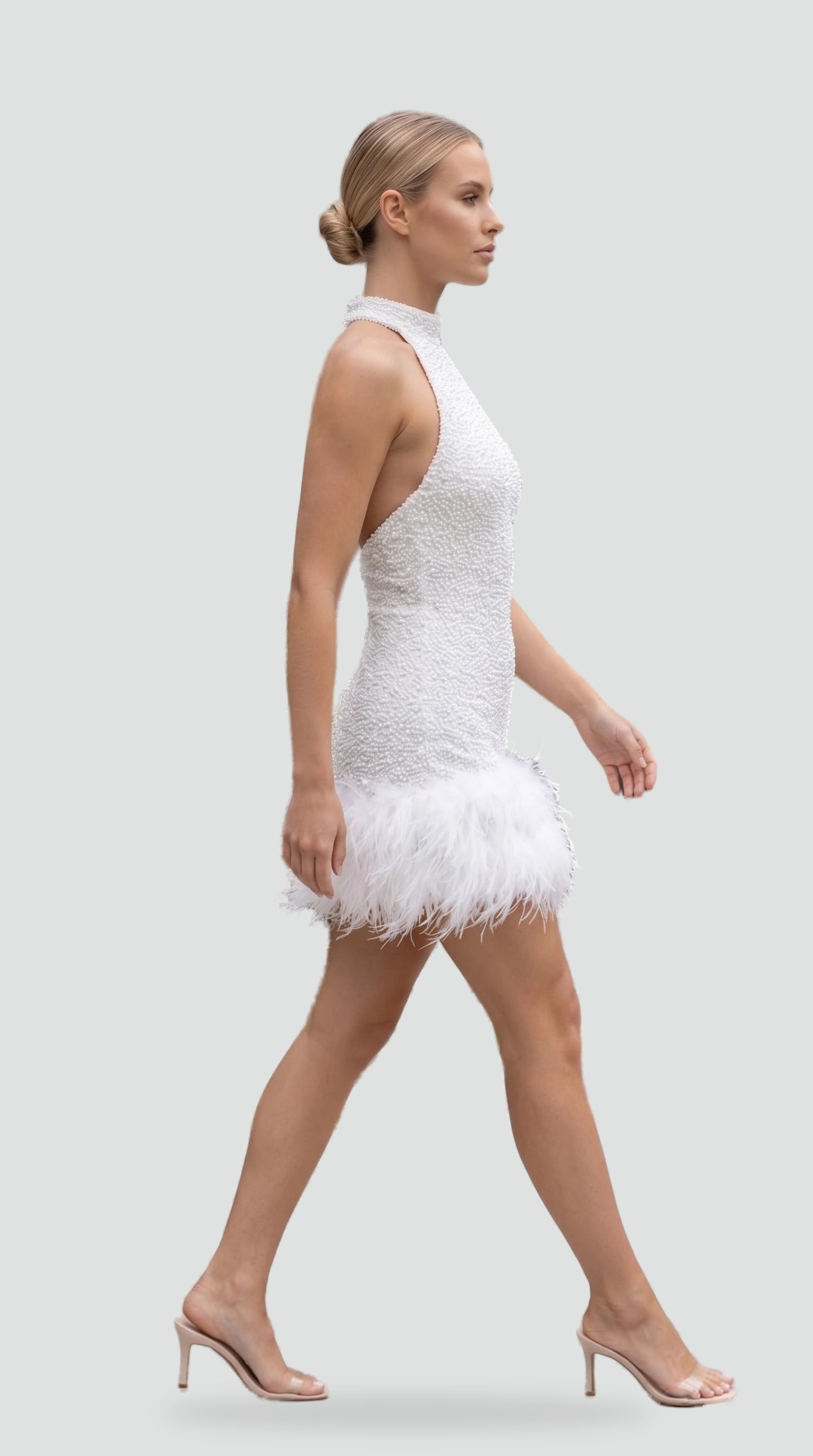 halter-feather-mini-dress-2